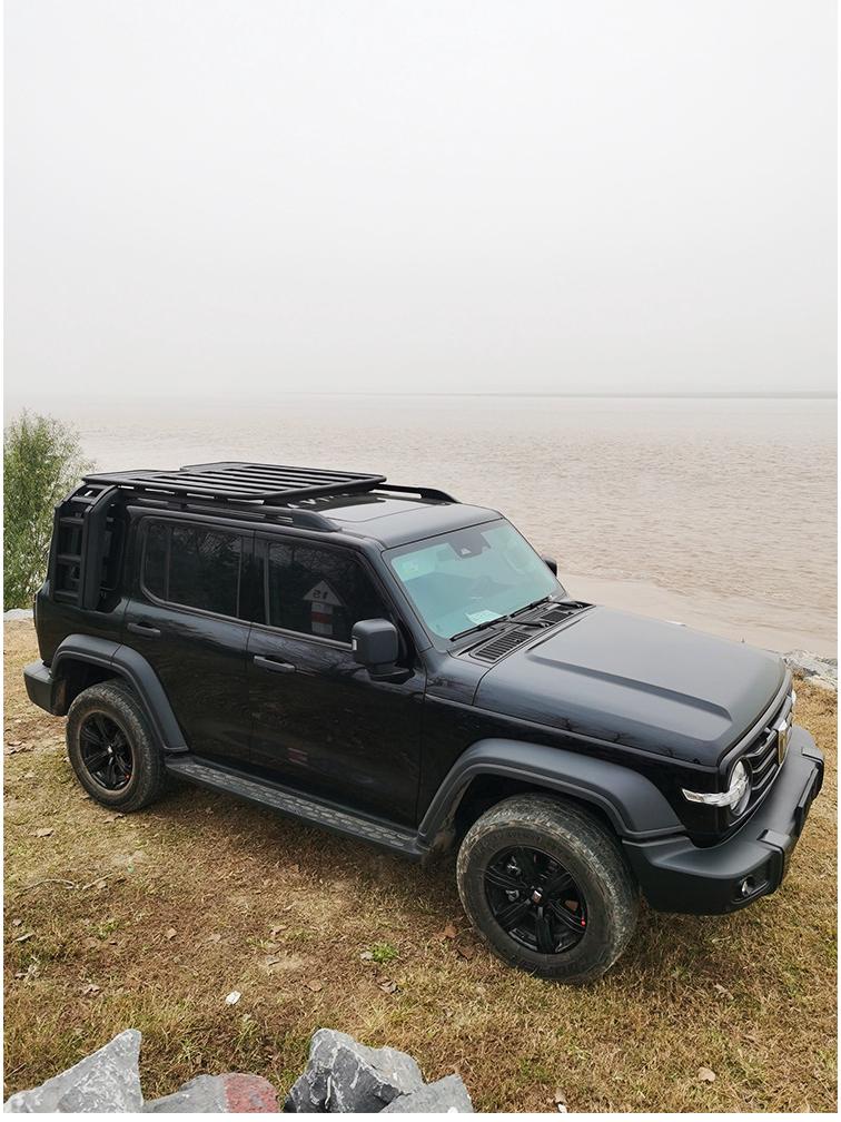 Tank 300 Roof Rack Extension Platform with Folding Side Ladder for Luggage and Backpack