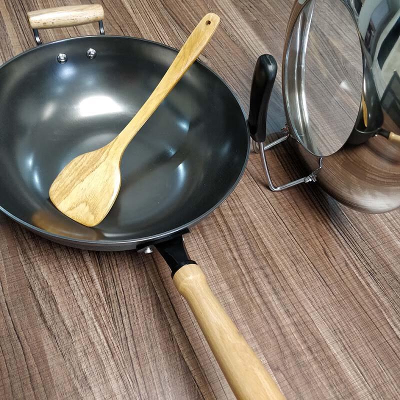 YUZUN 32cm Zhangqiu Cast Iron Wok