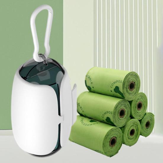 Yousheng Waste Bag Dispenser with Hook Handle Reusable Portable Pet Pick Up Poop Bag Holder Dog Accessories