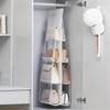 Handbag Storage Artifact Bag Dust-proof Cover Wardrobe Transparent Hanging Storage Shelf Household Room Dormitory Bag Organizer
