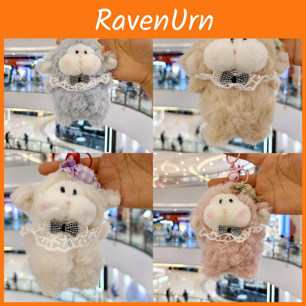 Cute Mousse Sheep Plush Keychain With Short Plush Material For Bag Decoration And Collectible Fun