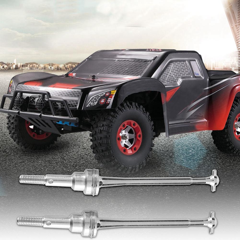 2pcs Front  Drive Shaft for WLtoys 1 12 12423 Remote Control Car Accessory (Silver0090S)