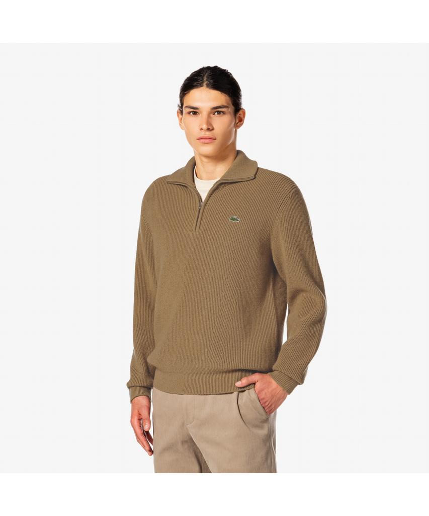 LACOSTE Men'S Ribbed Half-Zip Pullover Ah401E-55N Tuy