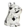 Silver Dog Decors Tissue Box Cover Unique Dog Accent Tissue Box Sturdy Paper Dispenser for Various Interiors
