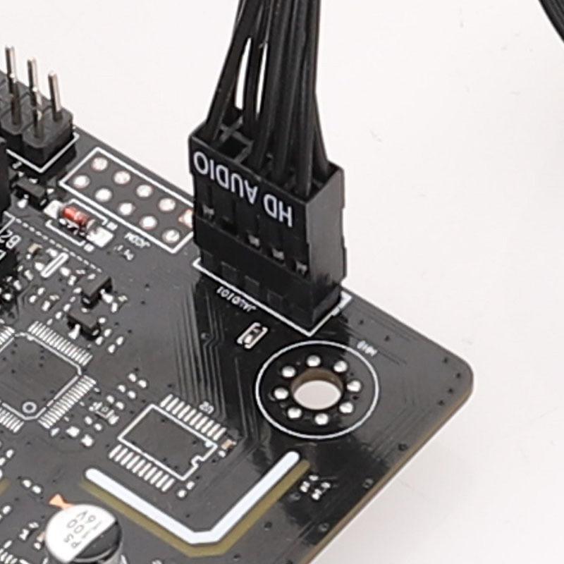 1 ks 9pinový samec na samici DIY příslušenství 20 cm/30 cm Prodlužovací kabel pro přední USB 9pin 2.0 na základní desce počítače