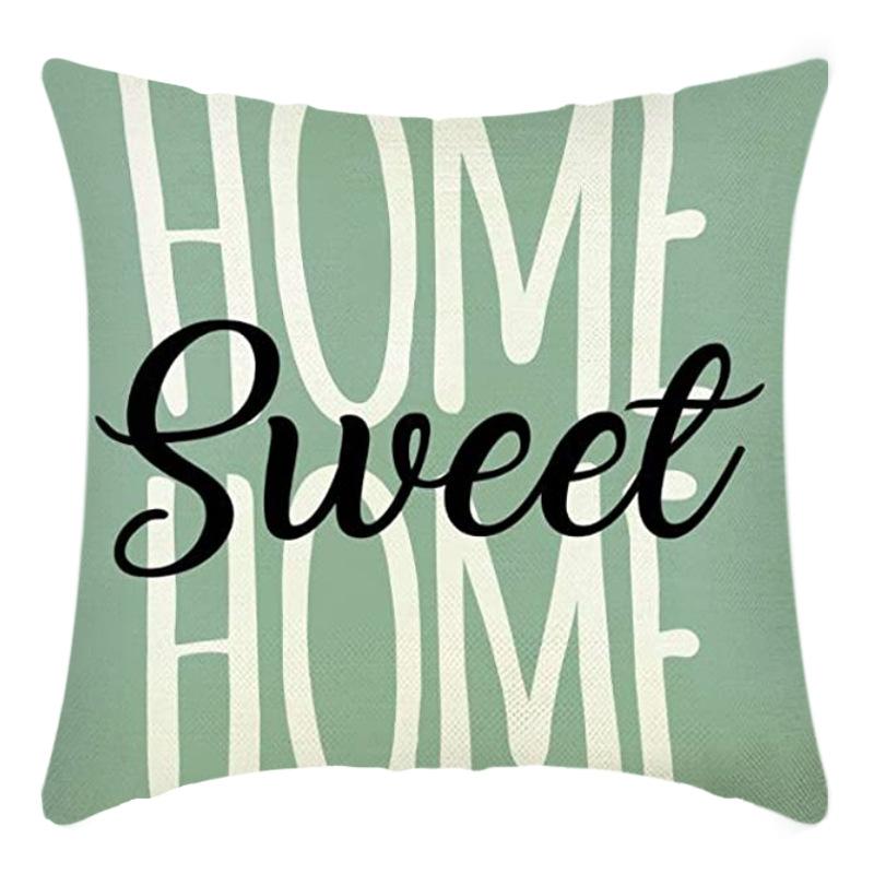 New Tropical Plant Leaves Rainforest Linen Cushion Pillow Cover