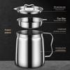 2.0L 304 Stainless Steel Oil Filter and Storage Pot with Ladle