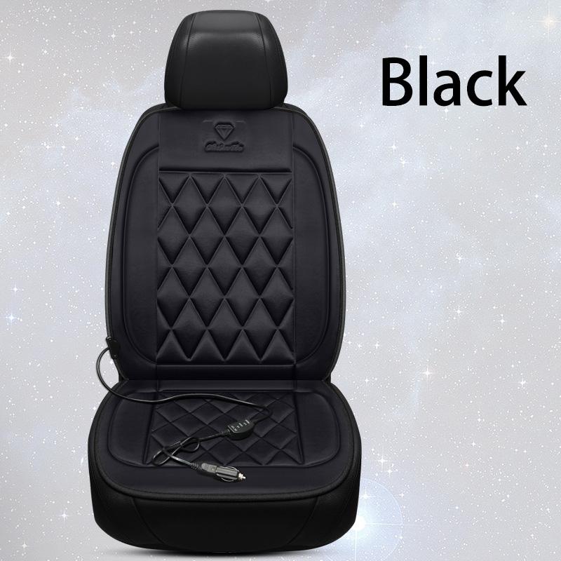 

12 В автомобильный обогреватель сиденья, универсальный обогреватель подушки сиденья, автоматический зимний нагревательный коврик, аксессуары для салона автомобиля чёрный