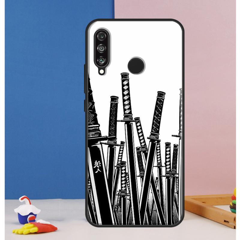 

Japan Samurai Ninja Ronin For Huawei Nova Y90 Y70 Y60 Y72 Y61 Y91 12s 12i 11i 7i 8i 9 10 SE P60 Pro P30 P40 Lite Case Huawei Nova 3i