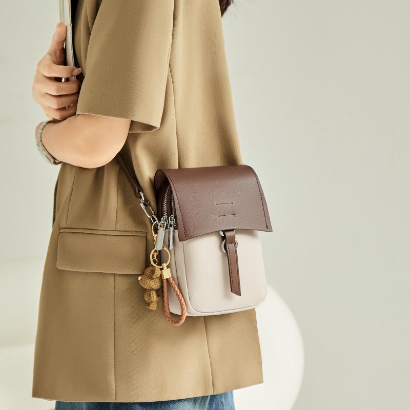 Mrs. Qiao's Phone Bag for Women, Crossbody 2025 New Autumn Winter Niche Versatile Mini Bag, Lightweight Small Shoulder Bag for Ladies