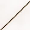 HipHop Black Crystal Iced Out Cubic Zirconia Tennis Necklace For Women 18K Gold Plated Hippie Bridesmaid Jewelry