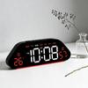 LED Digital Alarm Clock Temperature Week Date Display Timer Brightness Adjustment Electronic Table Clock with Ambient Light