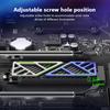 Dazzcold M.2 Ssd Heatsink 2280 Nvme Ngff Radiator Magnesium Aluminum Alloy Pc Efficient Cooler With Thermal Silicone Pad