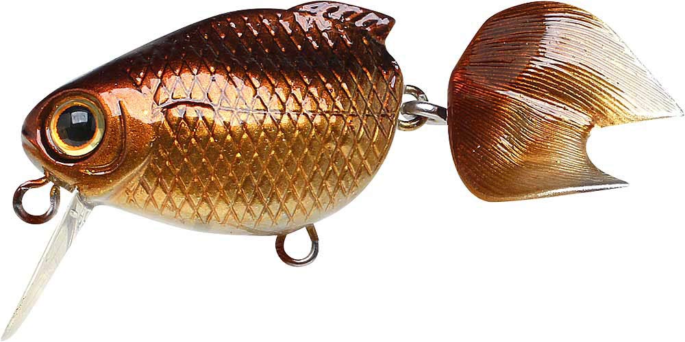 Lucky Craft Goldfish Small Red 40S Sinking - (Brown Gold, 40S)