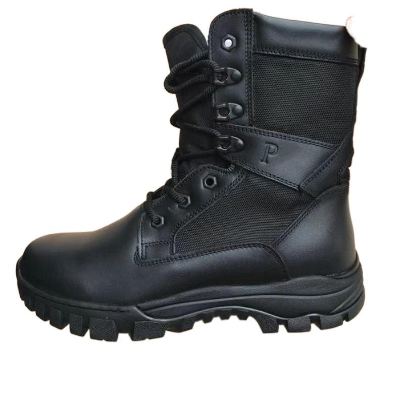 Summer 016 high-top ultra-light training boots outdoor hiking shoes light breathable training boots security duty shoes military training