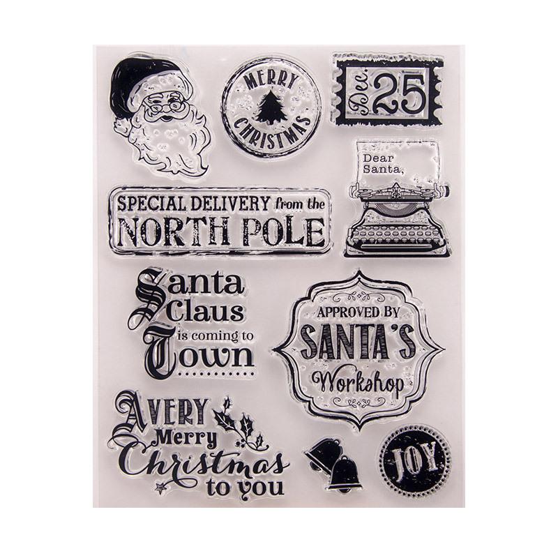 Clear Stamp for Card Making Rubber Stamp Transparent Silicone Stamps for Scrapbooking Photo Album Paper Decorations