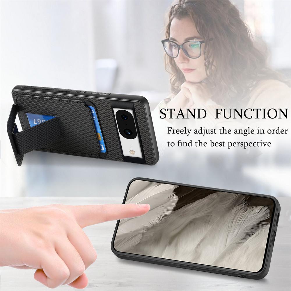 Husă din piele pentru Google Pixel 10 Pro XL, suport magnetic invizibil, portofel cu slot pentru card, husă pentru Pixel 10Pro 9 Pro XL 9A 8 Pro 8A 7