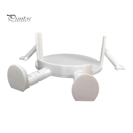 

Держатель для туалетной бумаги, простой в использовании, креативная форма, милый мультяшный диспенсер для рулонов бумаги, подставка для хранения в ванной комнате, аксессуар для хранения белый