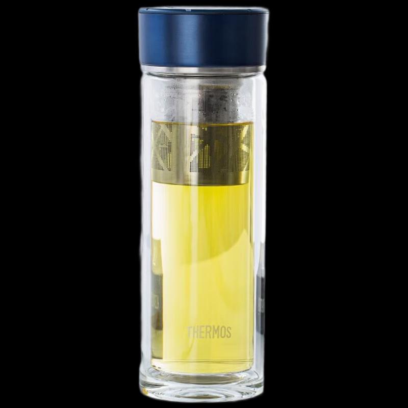 Thermos TCGD-400 Double-Wall Insulated Glass Mug 400ml