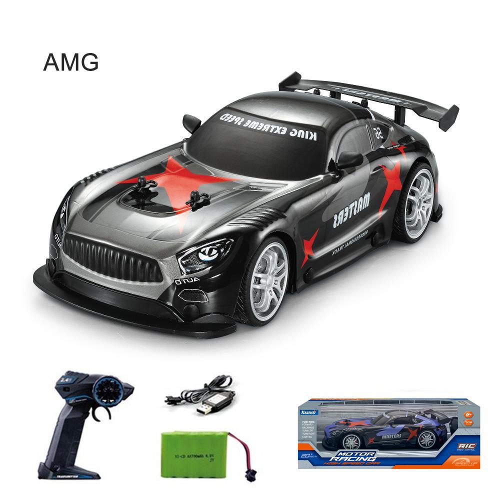 New 2.4G High Speed RC Vechicle Sport Trucks1:14 RC Car Cars Model 4-wheel Drive Remote Control Cars and Trucks Drift Racing Toys with Cool Led Light