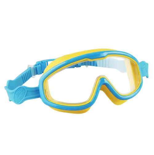 Adjustable Waterproof Anti-Fog UV Protective Transparent Goggles for Children Lovely Swimming Eyewear