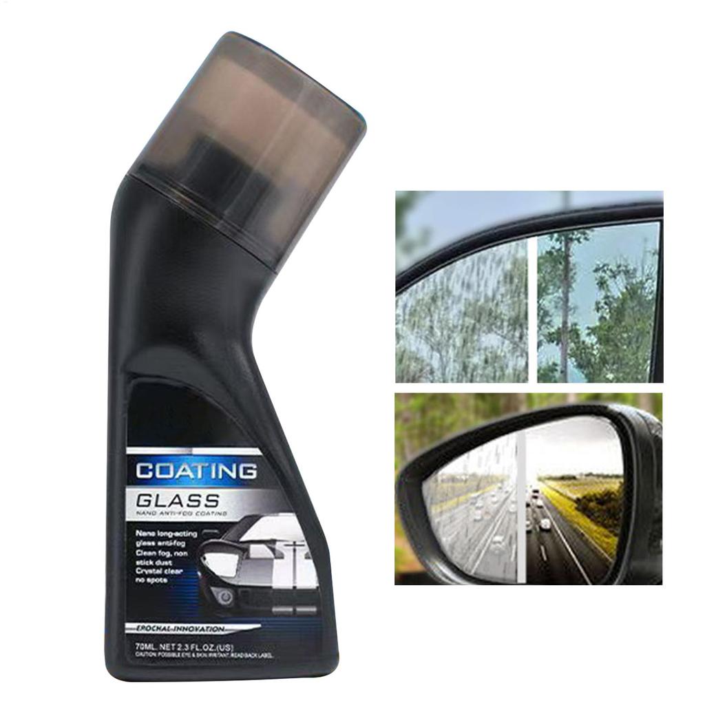 Glass Anti-Fog Rainproof Agent 90ml Auto Glass Defogging Agent Long-Lasting Anti-Fogging Tool for Sedan Truck SUV RV Small Car