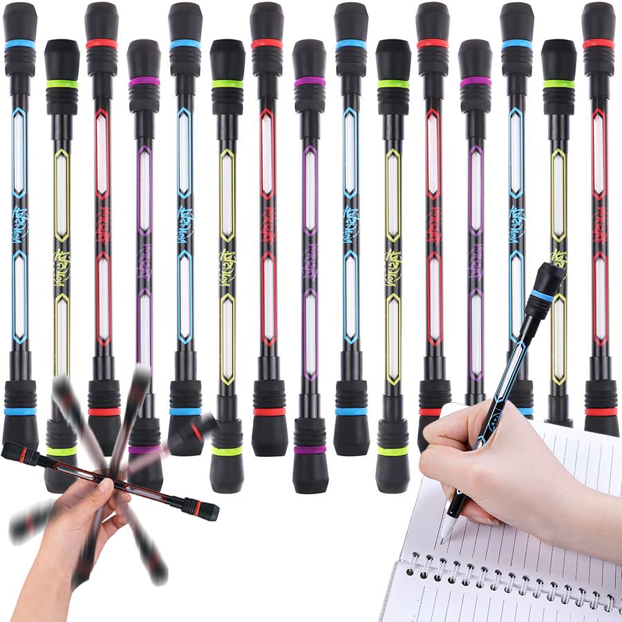 2/4pcs Spinning Pen Finger Rotation Game Flexibility Training Writing Drawing Tool Office Study Supplies Creative Stationery XJM