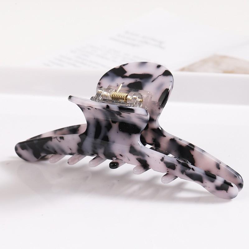 Women Hair Accessories large size Fashion Acetate Hair Claws Colourful Ponytail Acetic Claw Clips For Girls