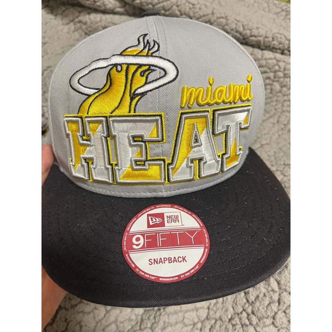 Used NEW New Era Miami HEAT 9FIFTY Cap