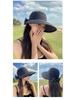 Korean Style Women's Foldable Wide Brim Sun Hat - UV Protection & Breathable Straw for Summer