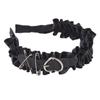 Pleated Headband Y2k Buckle Headband For Women Gothic Headband Black Lolita Headband Punk Headband Goths Headpiece