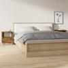 821805 vidaXL Bedside Tables 2 Pcs Smoked Oak 40x35x50 Cm