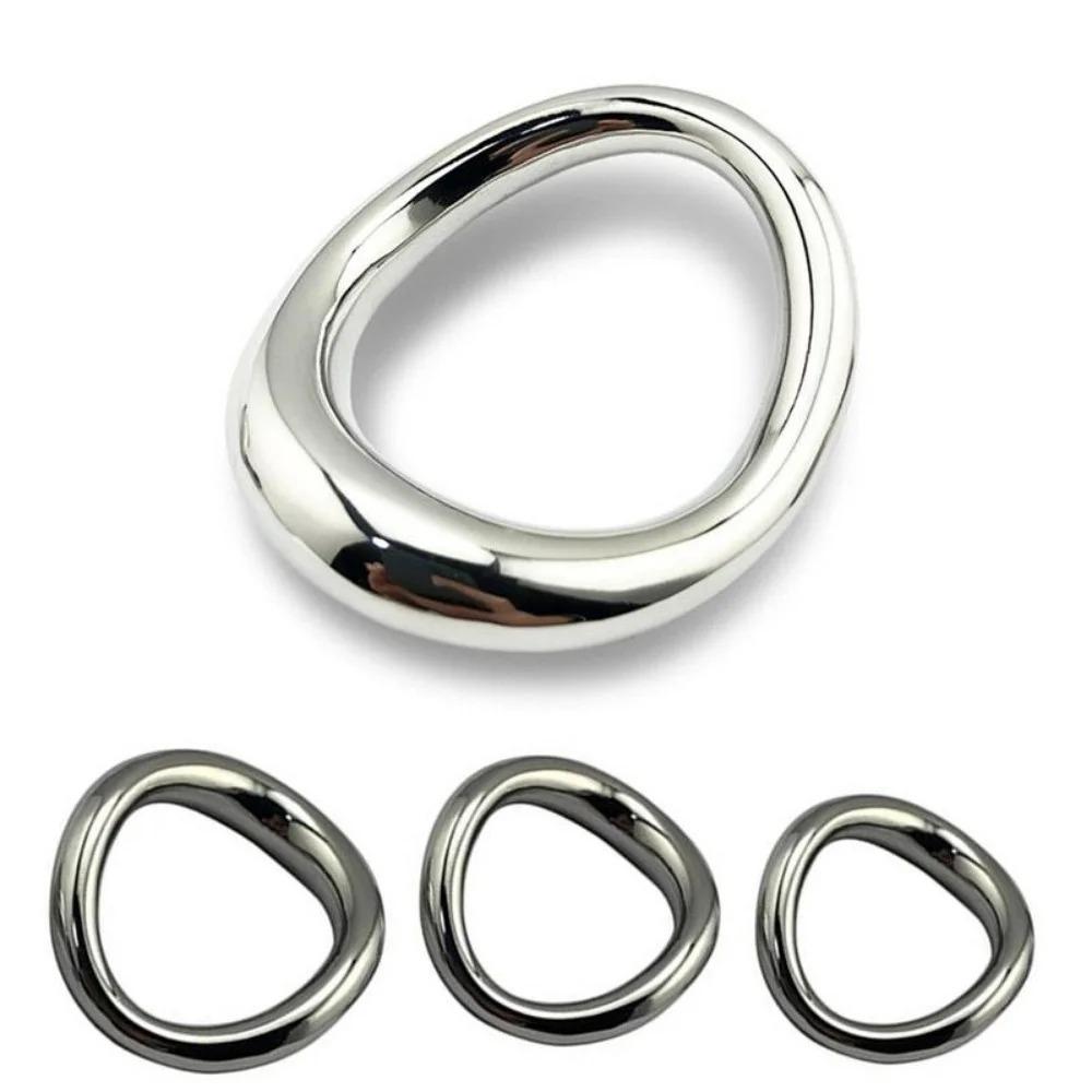 Penis Ring Stainless Cock Rings Adult Products Male Sex Toys Bondage Lock Ring Sex Toys for Men Delay Ejaculation