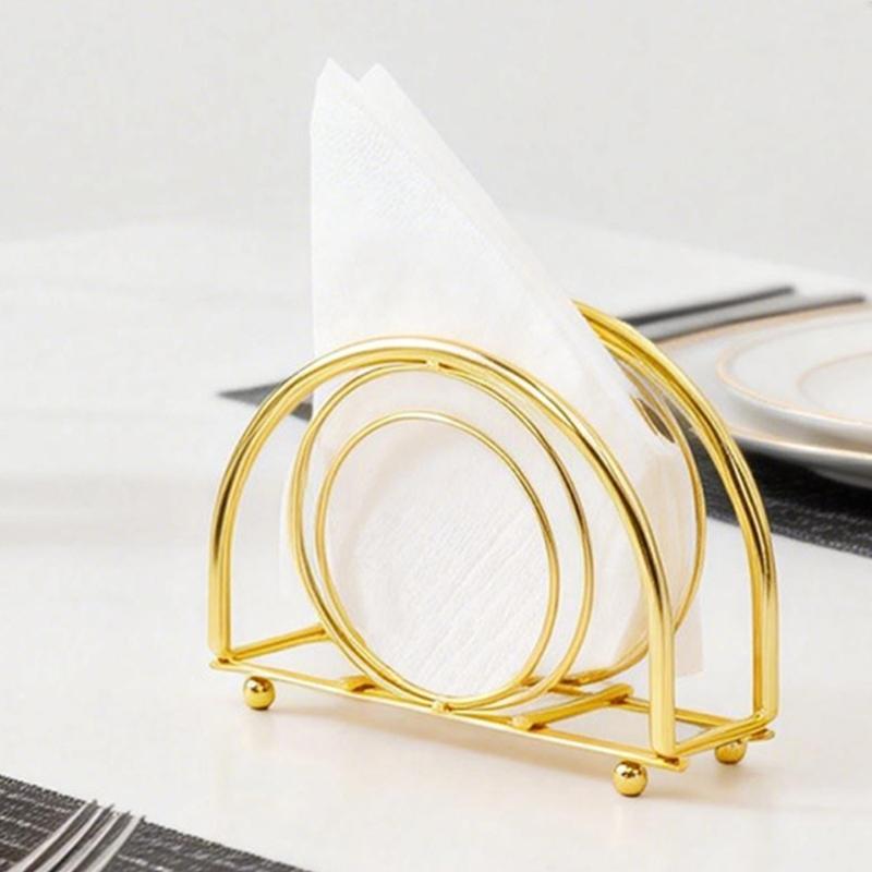 Innovative Half Circular Standing Tissue Holder Strong Steel Bathroom Toilet Paper Dispenser for Office Hotel