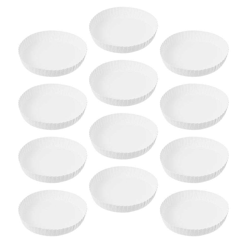 50 Pcs Disposable Paper Cup Lid Plastic Cups Coffee with for Lids Tea Covers Travel Mugs Drinks