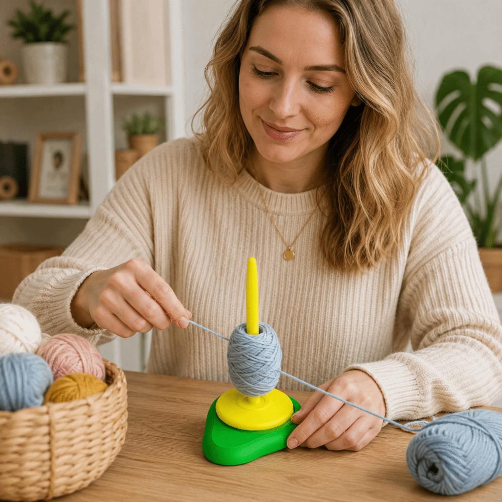 3D Printing Yarn Winder Stand Rotating Yarn Ball Rack Crochet Yarn Holder Handcraft Projects