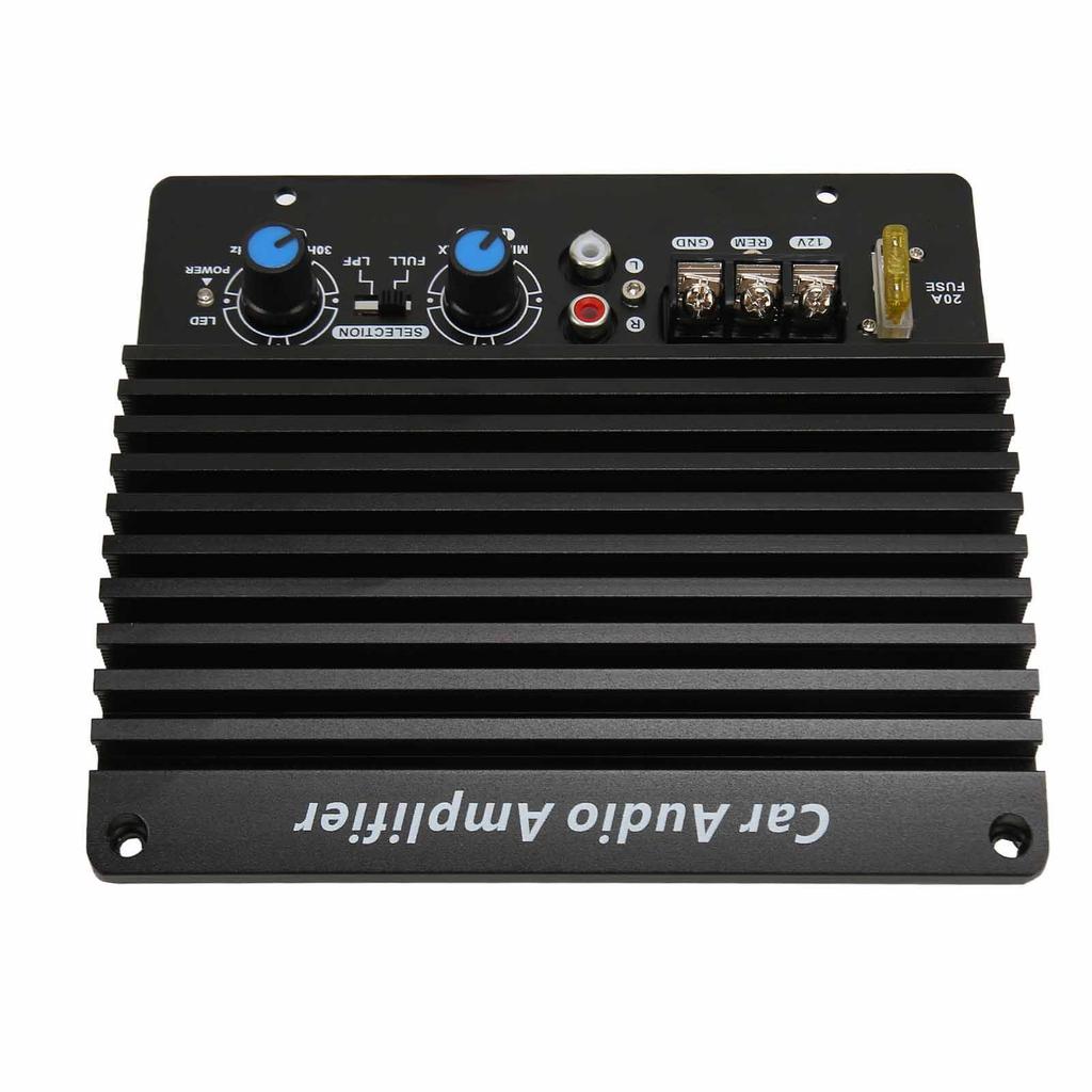 12V Car Amplifier Board High Power Aluminum Alloy Subwoofer Plate Amplifier for Vehicle