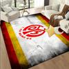 1PC Mainz Football Crest Floor Mat for Living Room, Game Rooms, Office, Bedroom, Office Floor Mat Playful Design, Christmas Fan Gifts