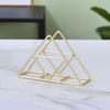 European Style Triangle Napkin Holder High-end Hollow Tissue Rack  Dining Table