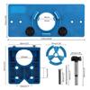 Professional 35mm Hinge Template Set and Small Blue Lock Hole Locator User friendly