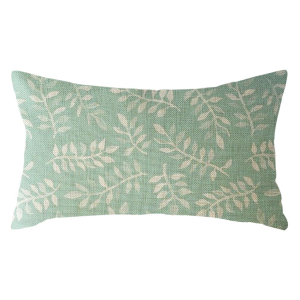 Minimalistischer geometrischer Kissenbezug aus Leinen, 30 x 50 cm, Kissenbezug für Zuhause