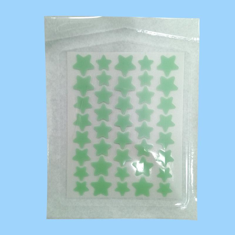 40-Star Acne Patches: Cute Hydrocolloid Covers for Absorbent Pus Removal, Anti-Acne Day & Night Use