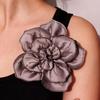 Badge Large Flower Camellia Brooch Korean Style Rhinestones Brooch Suit Collar Pin  Decoration