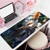 Pad Keyboard Mouse Pad Table Pads Accessories Yae Miko Genshin Impact Mouse Mat INS Trendy Large Cartoon Anime Game Mouse Mats