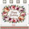 Party Backdrop Floral Flat Wreath Events Wedding Coming Ceremony Four Seasons Photo Booth Background Front Door Decor