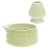 Ceramic Matcha Bowl and Whisk Set Sturdy Elegant Easy To Clean Matcha Mixing Bowl Kit Heat Resistant Japanese Tea Kit for