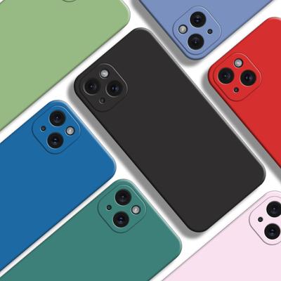 For iPhone 15 Plus Case For Apple iPhone 15 Plus Cover 6.7 Inch Original Liquid Silicone Rubber Shockproof Bumper For iPhone 15