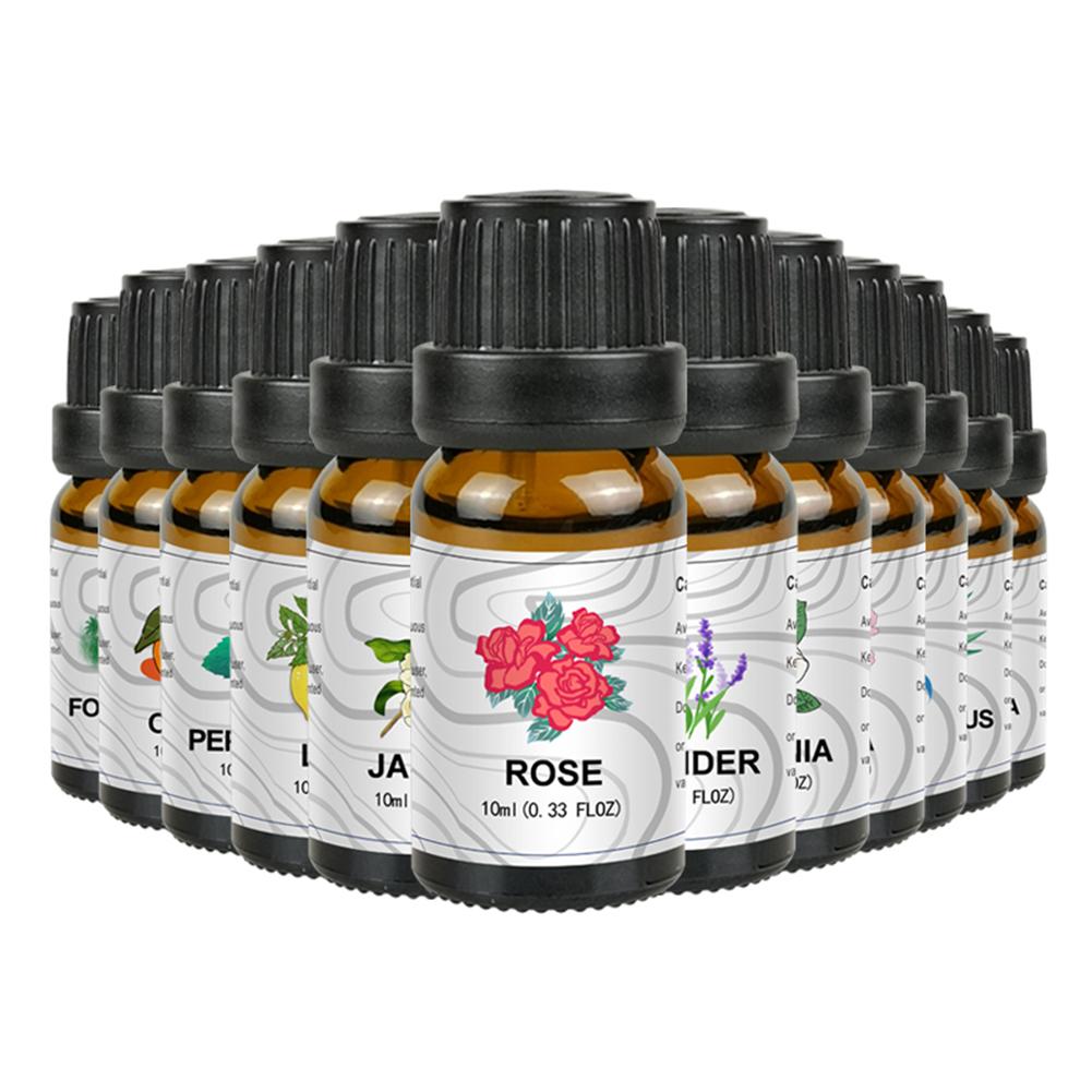 Odorizant auto de 10 ml, ulei esențial de plante natural, fără alcool, parfum solubil în apă, difuzor de aromaterapie, interior auto