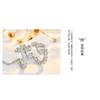 Snake Shape Zircon Stud Earrings Personalized Niche Luxury Jewelry For Women