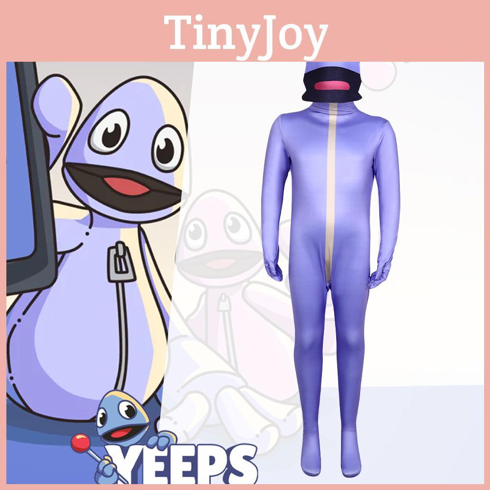 And Hide Yeeps Seek Purple Cosplay Costume Game Jumpsuits Stage Performance